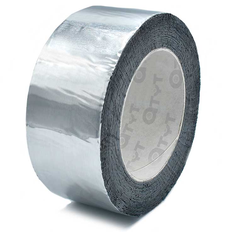 CINTA BUTILO PET/ALU 0,8 mm ESPESOR [COLOR ALUMINIO] - Perfil