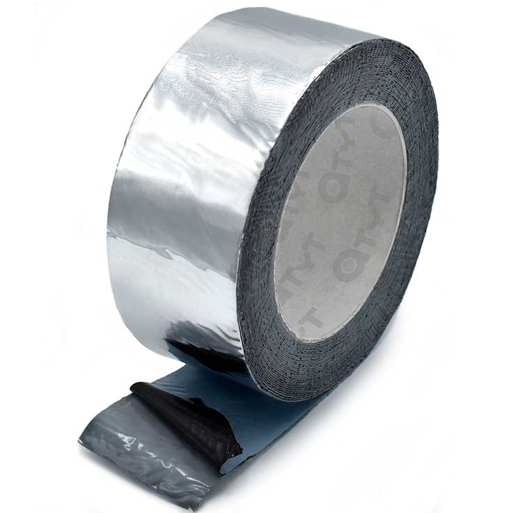 CINTA BUTILO PET/ALU 0,6 mm ESPESOR [COLOR BRIGHT] - Desbobinado por abajo