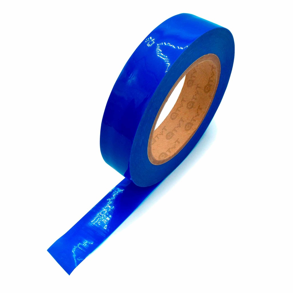 CINTA PROTECTIVA PE AZUL RESISTENTE A RAYOS UV (30 días) (113) - Desbobinada por abajo
