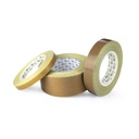 Teflon-coated fabric tape with embossed pvc line