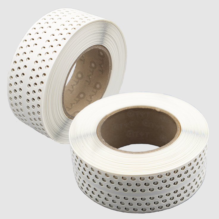 Perforated PVC tape for joints