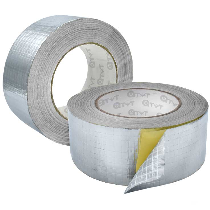Cinta adhesiva de aluminio reforzado