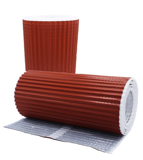 [S-BUTAL(2D)OVLPE-138-R5300-TC-R] Ruban Butyle Aluminium 2d Non-conforme (1,1 Mm) [ral 8004]