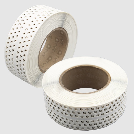 Perforated PVC tape for joints