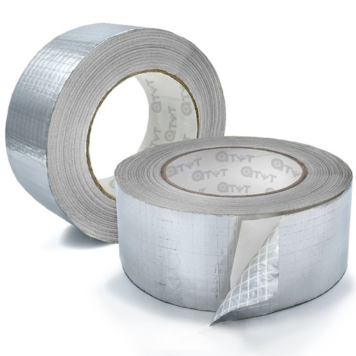 Cinta adhesiva de aluminio reforzado 3x3mm